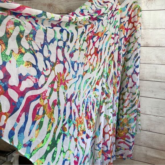 LA MODA VERY FULL WATERCOLOR PRINT MAXI DRESS‎ - Picture 5 of 10